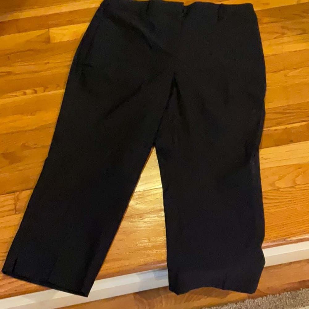 Woman’s Black Capris - Slim Capri - Size 14 - Picture 2 of 7